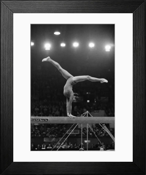 Framed Print : 1975 Champions All Gymnastics Tournament, presented by the British Amateur Gymnastics