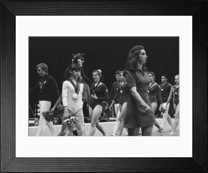 Framed Print : 1975 Champions All Gymnastics Tournament, presented by the British Amateur Gymnastics Framed Print : 1975 Champions All Gymnastics Tournament, presented by the British Amateur Gymnastics
