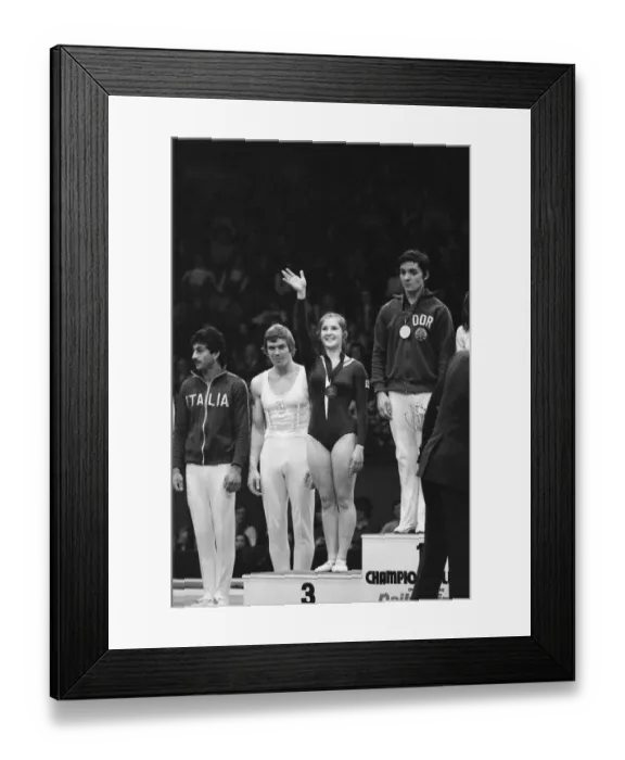 Framed Print : 1975 Champions All Gymnastics Tournament, presented by the British Amateur Gymnastics