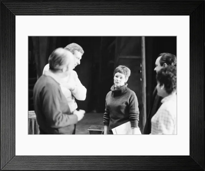 Framed Print : Rehearsals for new musical Cabaret, which opens at the Palace Theatre