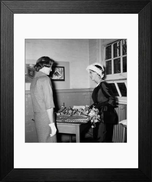 Framed Print : Princess Margaret visits the Princess Margaret Rose School, Windsor. 22nd July 1960 Framed Print : Princess Margaret visits the Princess Margaret Rose School, Windsor. 22nd July 1960