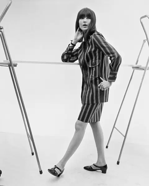 Picture shows Ready Steady Go! presenter Cathy McGowan in a fashion shoot