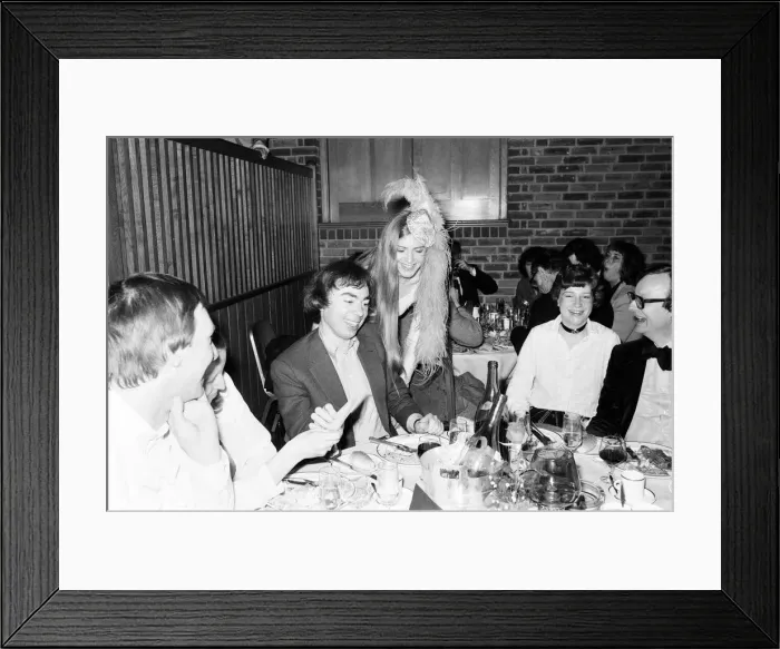 Framed Print : Opening night after show party, for cast and crew of Cats, a musical based on T. S