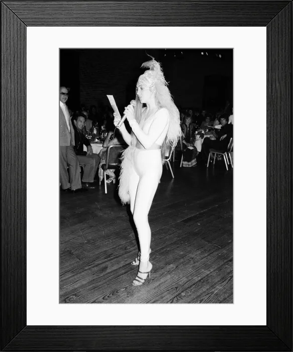 Framed Print : Opening night after show party, for cast and crew of Cats, a musical based on T. S Framed Print : Opening night after show party, for cast and crew of Cats, a musical based on T. S
