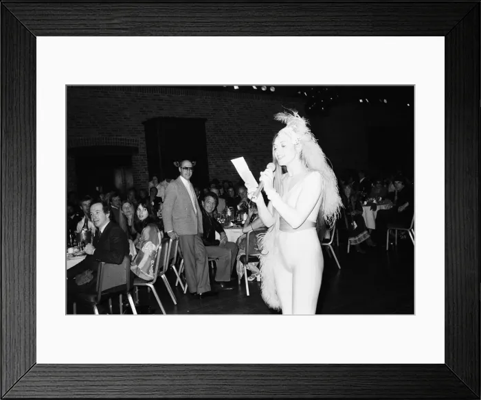 Framed Print : Opening night after show party, for cast and crew of Cats, a musical based on T. S Framed Print : Opening night after show party, for cast and crew of Cats, a musical based on T. S