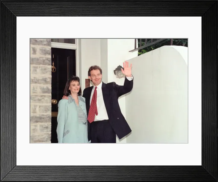 Framed Print : 1994 Labour Leadership Contest, news press conference to announce results Framed Print : 1994 Labour Leadership Contest, news press conference to announce results