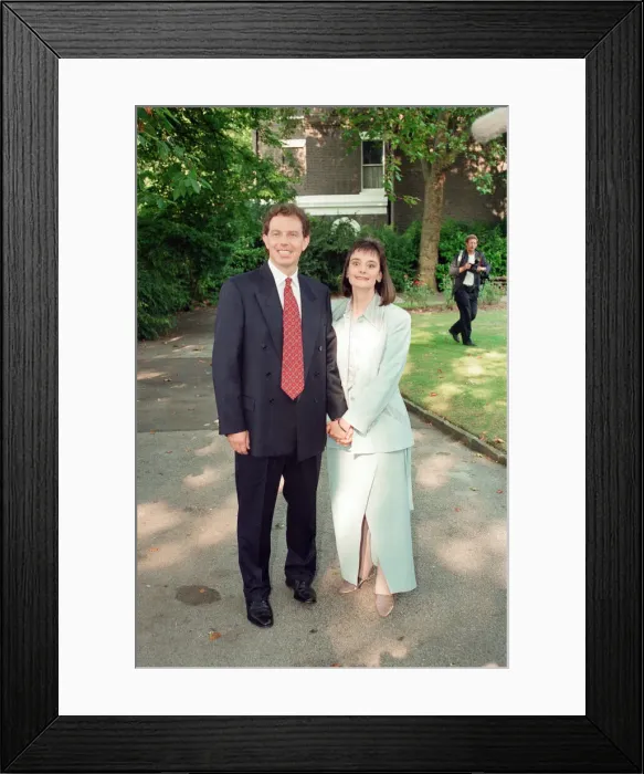 Framed Print : 1994 Labour Leadership Contest, news press conference to announce results Framed Print : 1994 Labour Leadership Contest, news press conference to announce results