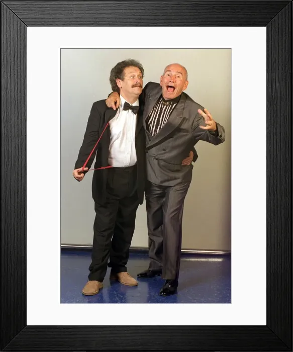 Framed Print : Bobby Ball and Tommy Cannon Comedians August 1999 dtgu