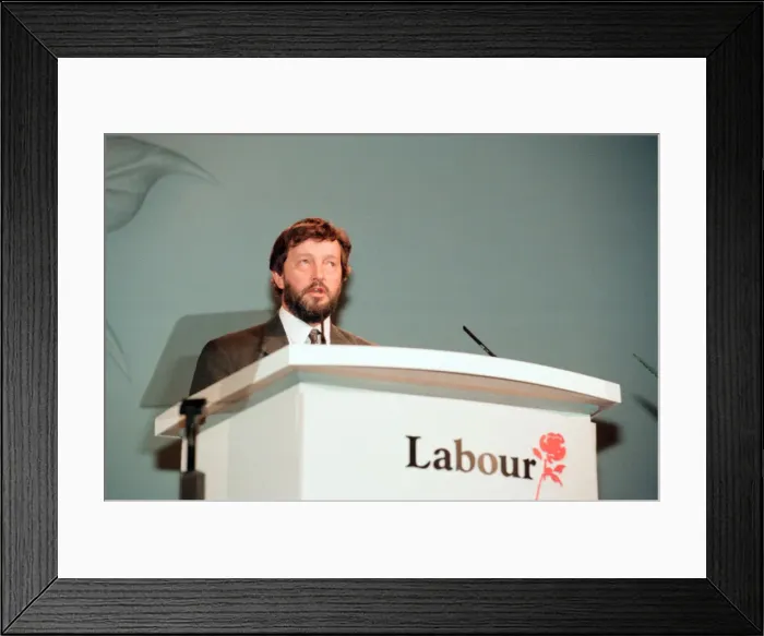Framed Print : 1994 Labour Leadership Contest, news press conference to announce results Framed Print : 1994 Labour Leadership Contest, news press conference to announce results