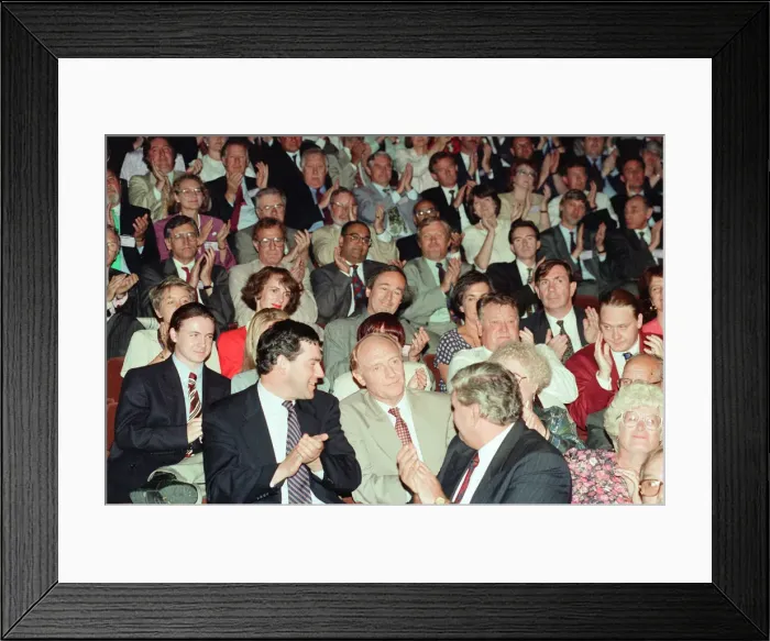 Framed Print : 1994 Labour Leadership Contest, news press conference to announce results Framed Print : 1994 Labour Leadership Contest, news press conference to announce results
