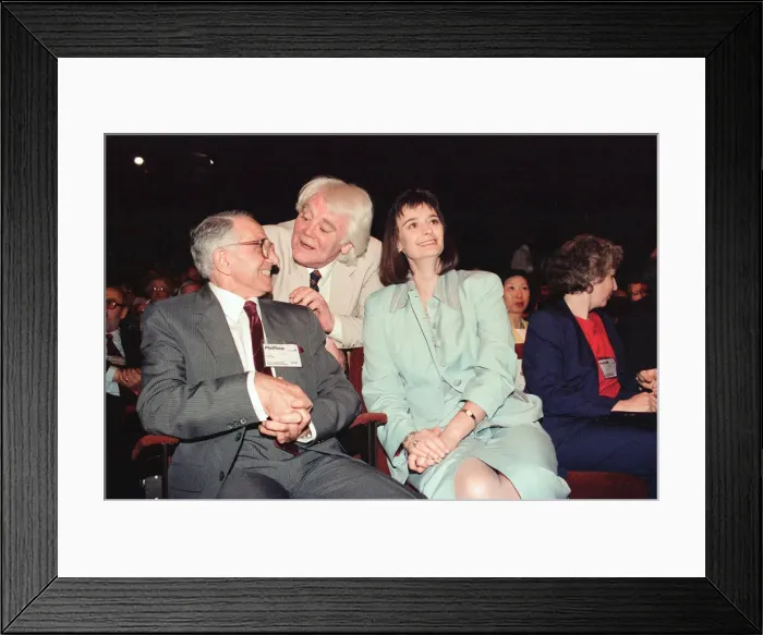 Framed Print : 1994 Labour Leadership Contest, news press conference to announce results Framed Print : 1994 Labour Leadership Contest, news press conference to announce results