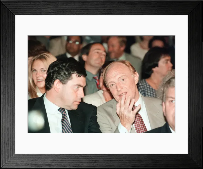 Framed Print : 1994 Labour Leadership Contest, news press conference to announce results
