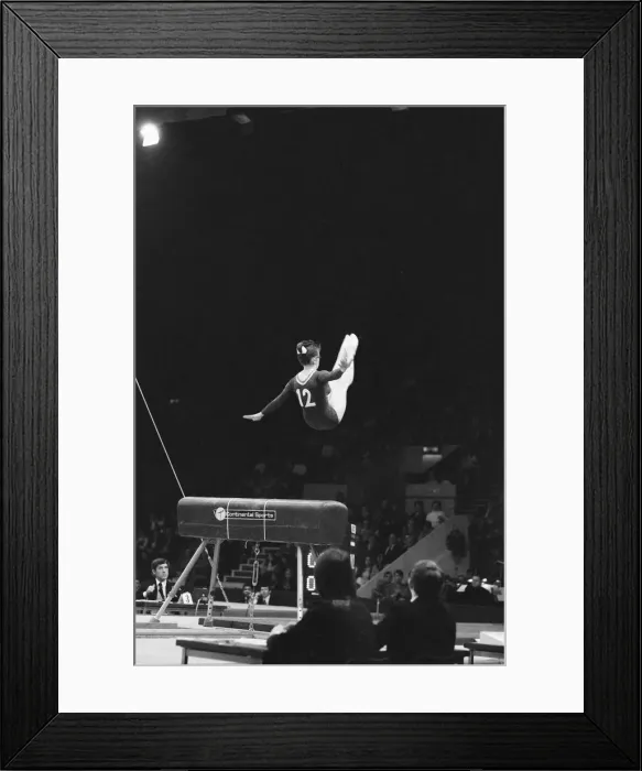 Framed Print : 1975 Champions All Gymnastics Tournament, presented by the British Amateur Gymnastics Framed Print : 1975 Champions All Gymnastics Tournament, presented by the British Amateur Gymnastics