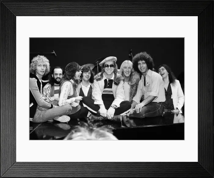 Framed Print : Elton John rehearsing and putting together his show which will open at the Wembley Empire Framed Print : Elton John rehearsing and putting together his show which will open at the Wembley Empire