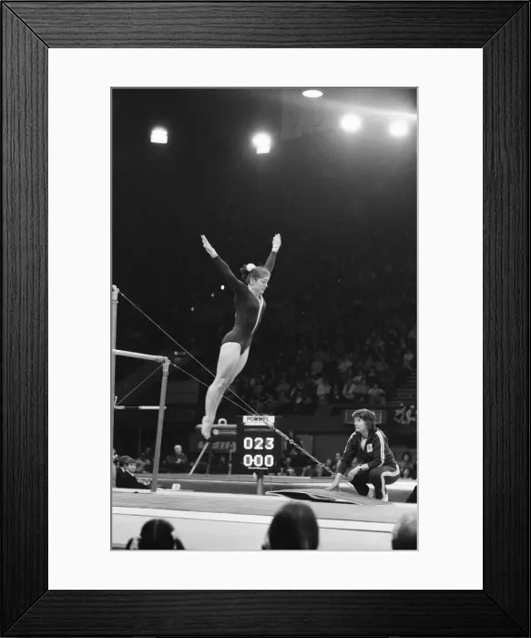 Framed Print : 1975 Champions All Gymnastics Tournament, presented by the British Amateur Gymnastics Framed Print : 1975 Champions All Gymnastics Tournament, presented by the British Amateur Gymnastics