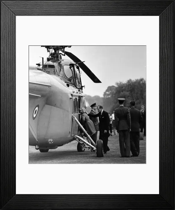 Framed Print : 1960 Wimbledon Championships - Mens singles final. Princess Anne Framed Print : 1960 Wimbledon Championships - Mens singles final. Princess Anne