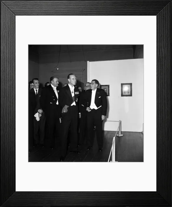 Framed Print : The Duke of Edinburgh attends a reception at the Tate Gallery, London Framed Print : The Duke of Edinburgh attends a reception at the Tate Gallery, London