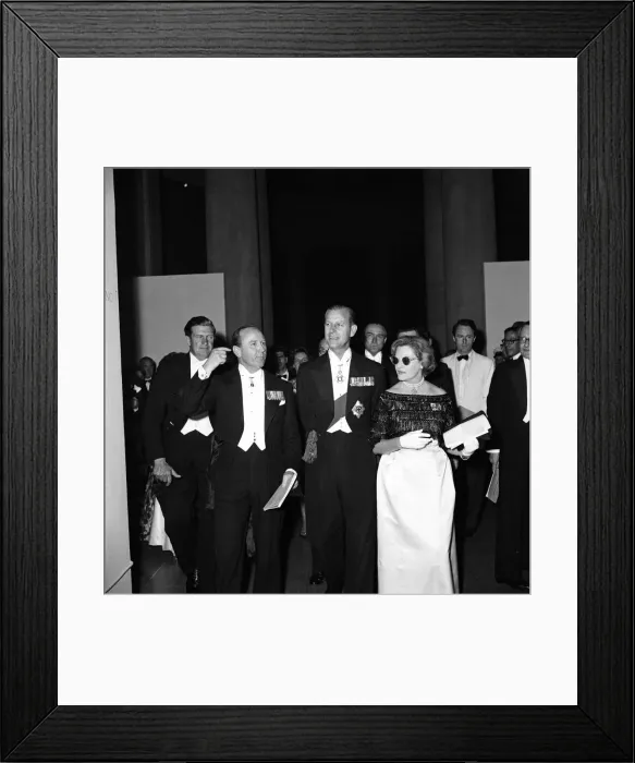Framed Print : The Duke of Edinburgh attends a reception at the Tate Gallery, London Framed Print : The Duke of Edinburgh attends a reception at the Tate Gallery, London