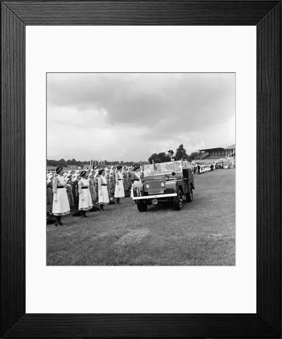 Framed Print : Princess Margaret inspects the St John Ambulance Cadets, York. 10th July 1960