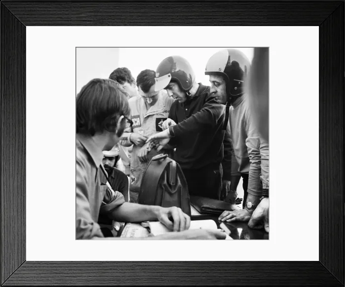 Framed Print : Jimmy Greaves in the Daily Mirror World Cup Rally seen here in Southern Europe Framed Print : Jimmy Greaves in the Daily Mirror World Cup Rally seen here in Southern Europe
