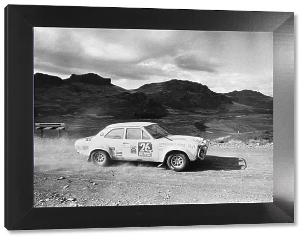 Footballer Jimmy Greaves World Cup Rally car seen here during the Argentinian stages