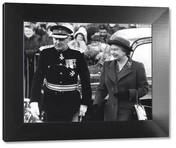 Queen Elizabeth II opens the Oakwood Cheshire Home at Offerton, Stockport