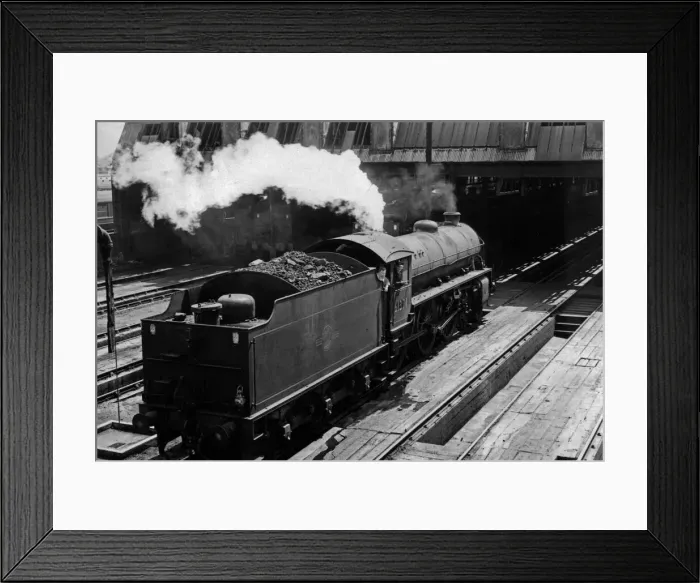 Framed Print : A B1 class locomotive seen here at the Cambridge engine shed. 15th June 1962 Framed Print : A B1 class locomotive seen here at the Cambridge engine shed. 15th June 1962