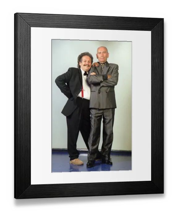 Framed Print : BOBBY BALL AND TOMMY CANNON IN THE CANNON AUGUST 1999 AND BALL SHOW