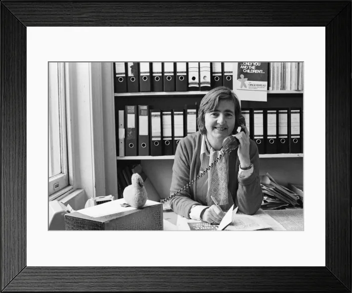 Framed Print : Maureen Colquhoun, a British Economist and former Labour MP for Northampton from 1974 to Framed Print : Maureen Colquhoun, a British Economist and former Labour MP for Northampton from 1974 to