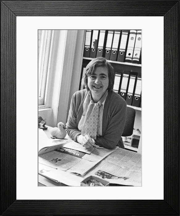 Framed Print : Maureen Colquhoun, a British Economist and former Labour MP for Northampton from 1974 to
