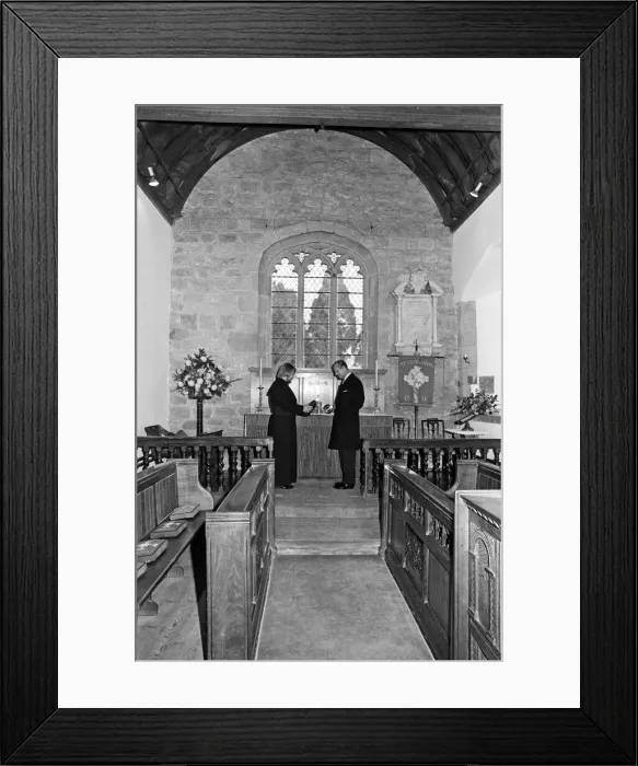 Framed Print : Prince Philip, Duke of Edinburgh visits St Leonards Church, Ryton-on-Dunsmore