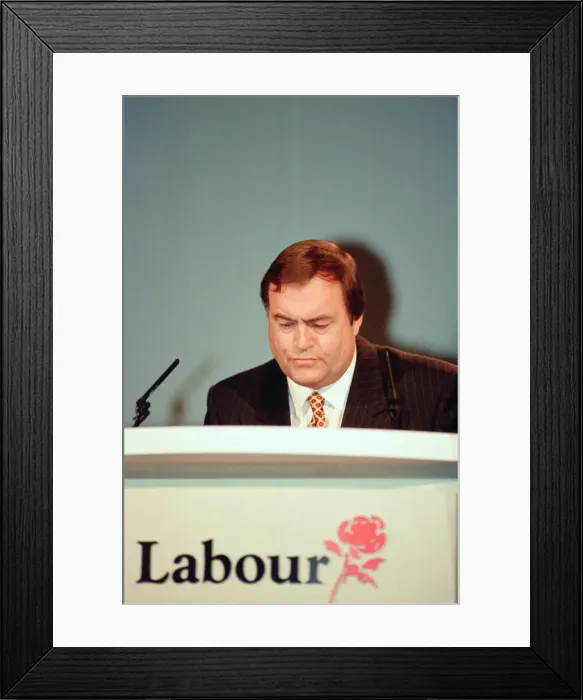 Framed Print : 1994 Labour Leadership Contest, news press conference to announce results Framed Print : 1994 Labour Leadership Contest, news press conference to announce results