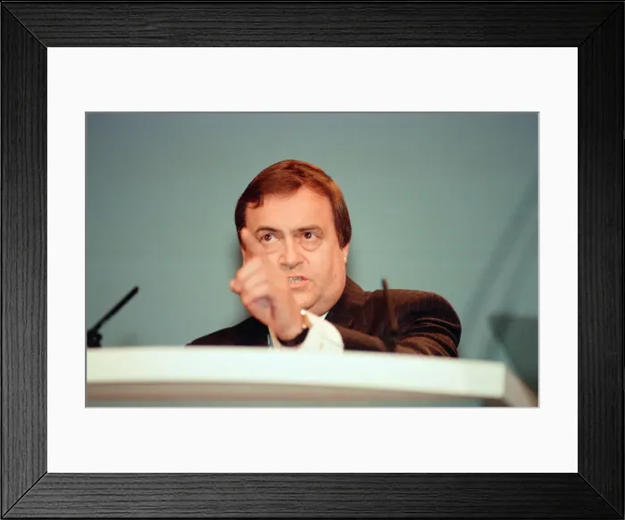 Framed Print : 1994 Labour Leadership Contest, news press conference to announce results