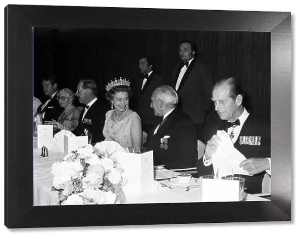 Queen Elizabeth II and Prince Philip, Duke of Edinburgh at the Metropole Hotel, NEC