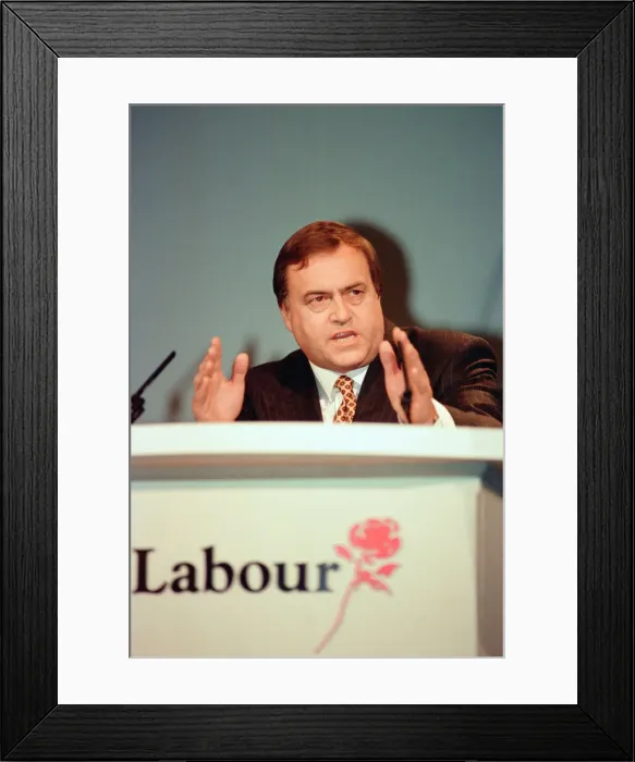 Framed Print : 1994 Labour Leadership Contest, news press conference to announce results Framed Print : 1994 Labour Leadership Contest, news press conference to announce results