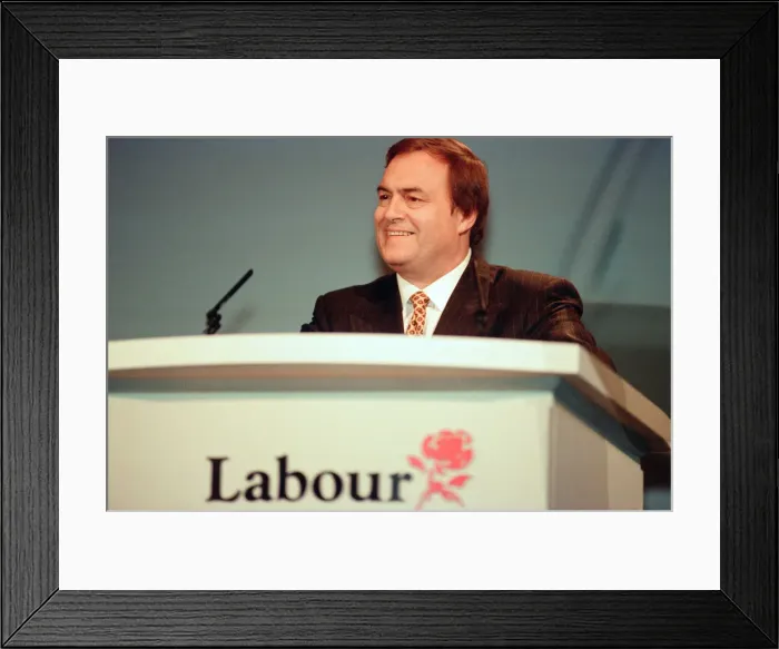 Framed Print : 1994 Labour Leadership Contest, news press conference to announce results Framed Print : 1994 Labour Leadership Contest, news press conference to announce results