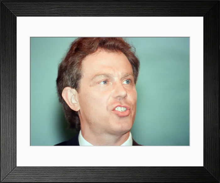 Framed Print : 1994 Labour Leadership Contest, news press conference to announce results Framed Print : 1994 Labour Leadership Contest, news press conference to announce results