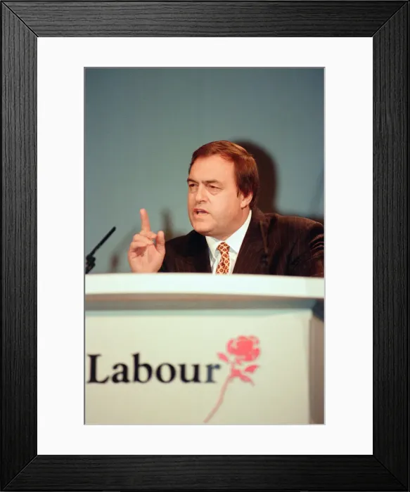Framed Print : 1994 Labour Leadership Contest, news press conference to announce results Framed Print : 1994 Labour Leadership Contest, news press conference to announce results