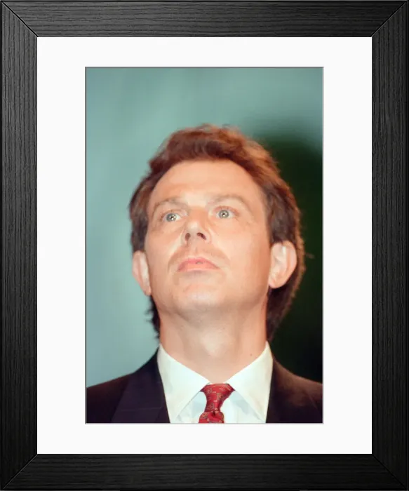 Framed Print : 1994 Labour Leadership Contest, news press conference to announce results Framed Print : 1994 Labour Leadership Contest, news press conference to announce results