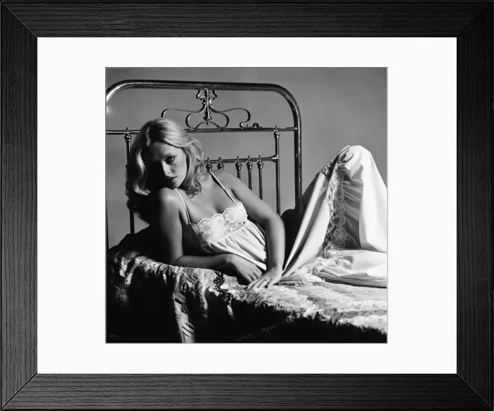 Framed Print : Cathy Downes, Model, Friday 29th August 1975