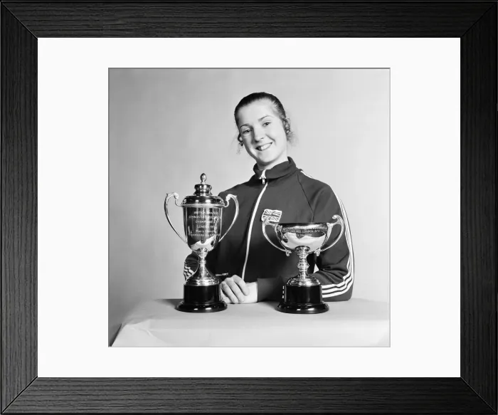 Framed Print : Avril Lennox, British Gymnast, who won the Daily Mirror Champions Cup in January Framed Print : Avril Lennox, British Gymnast, who won the Daily Mirror Champions Cup in January