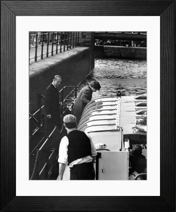 Framed Print : Queen Elizabeth II and Prince Philip, Duke of Edinburgh at The Way We Were Museum Framed Print : Queen Elizabeth II and Prince Philip, Duke of Edinburgh at The Way We Were Museum