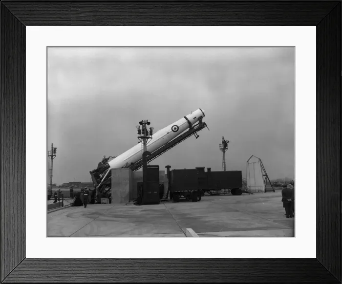 Framed Print : Press Visit to R. A. F. Feltwell - Thor Ballistic Missile Base Framed Print : Press Visit to R. A. F. Feltwell - Thor Ballistic Missile Base
