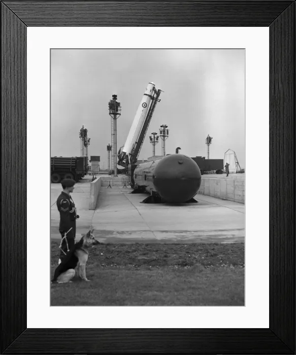 Framed Print : Press Visit to R. A. F. Feltwell - Thor Ballistic Missile Base Framed Print : Press Visit to R. A. F. Feltwell - Thor Ballistic Missile Base