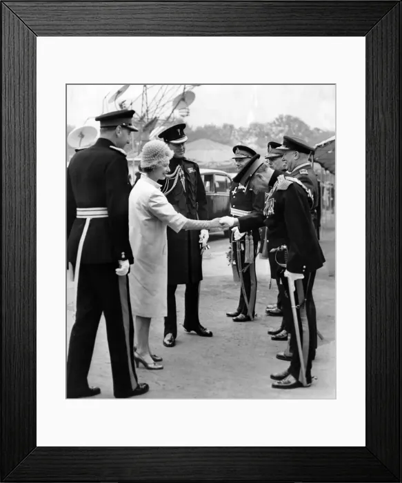 Framed Print : Queen Elizabeth II and Prince Philip, Duke of Edinburgh visit Belle Vue Stadium Framed Print : Queen Elizabeth II and Prince Philip, Duke of Edinburgh visit Belle Vue Stadium