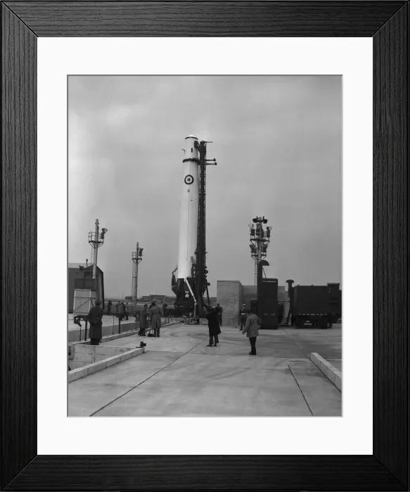 Framed Print : Press Visit to R. A. F. Feltwell - Thor Ballistic Missile Base