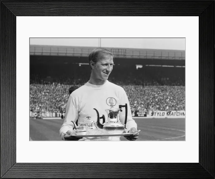 Framed Print : Jack Charlton for Leeds United, at Elland Road, Leeds, celebrating his 500 appearance for Framed Print : Jack Charlton for Leeds United, at Elland Road, Leeds, celebrating his 500 appearance for