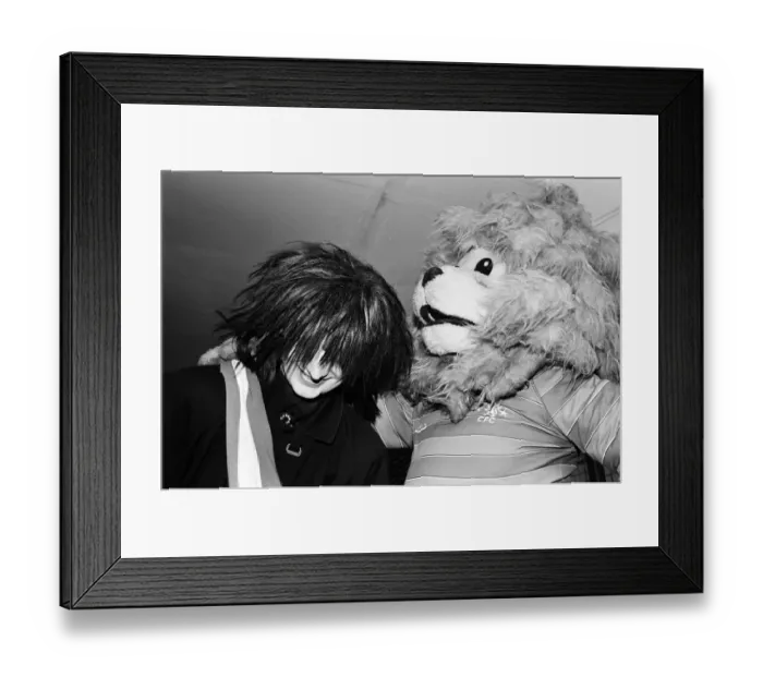 Framed Print : Boy George at Chelsea FCs ground to film a video for Culture Clubs Framed Print : Boy George at Chelsea FCs ground to film a video for Culture Clubs