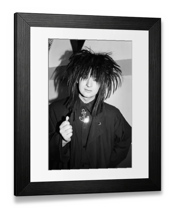 Framed Print : Boy George at Chelsea FCs ground to film a video for Culture Clubs Framed Print : Boy George at Chelsea FCs ground to film a video for Culture Clubs