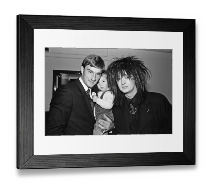 Framed Print : Boy George at Chelsea FCs ground to film a video for Culture Clubs Framed Print : Boy George at Chelsea FCs ground to film a video for Culture Clubs